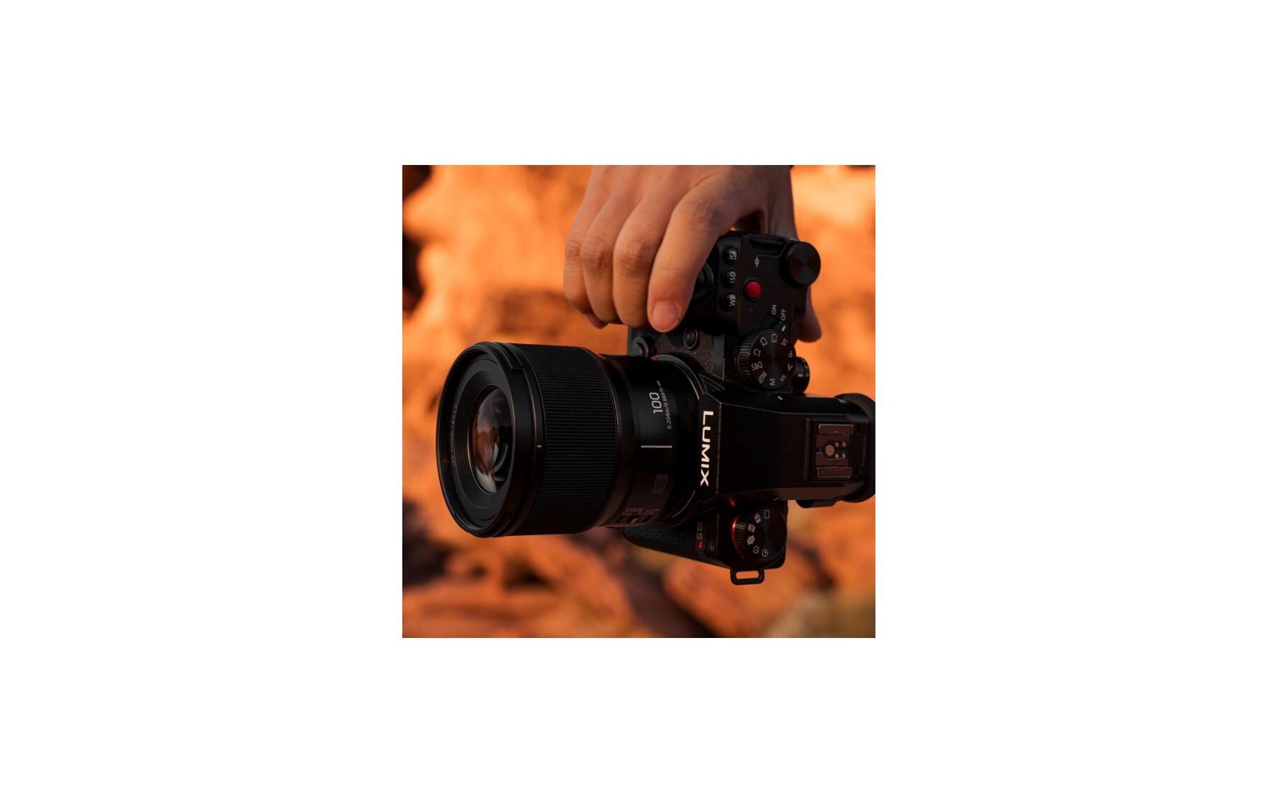 Festbrennweite Lumix S 100mm F/2.8 – L-Mount<br>Makro-Objektiv mit L-Mount-Anschluss