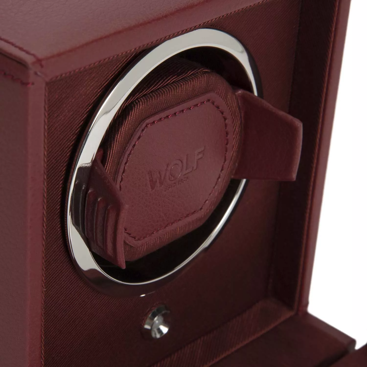 Wolf Cub Watch Winder 1 ur Rød Imiteret Læder 461126