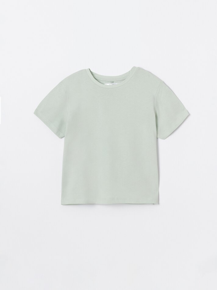 Pacote com 4 camisetas lisas de manga curta - Pretas