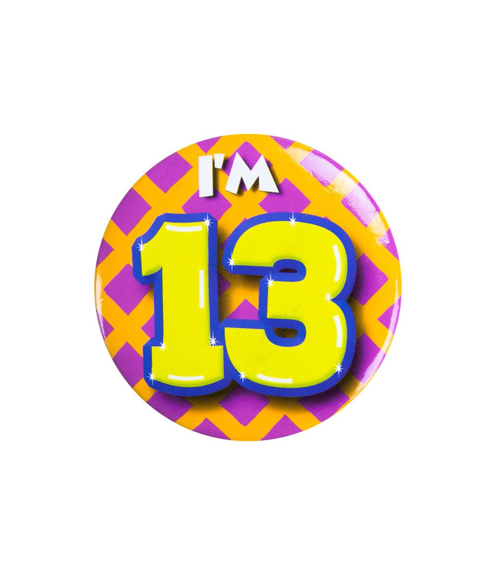 I'm 13 Button 13 Jaar 5,5cm