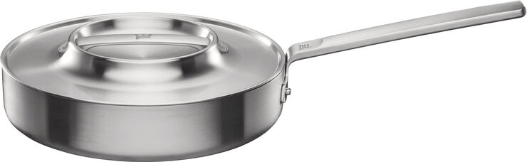 Fiskars Norden Steel sauterpande m/låg 26 cm Grå