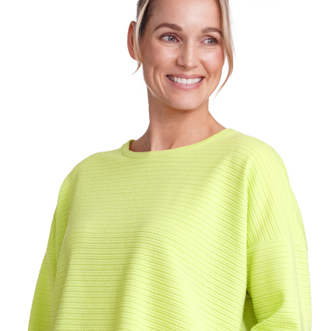 Damen Shirt mit 3/4-Ärmeln limette