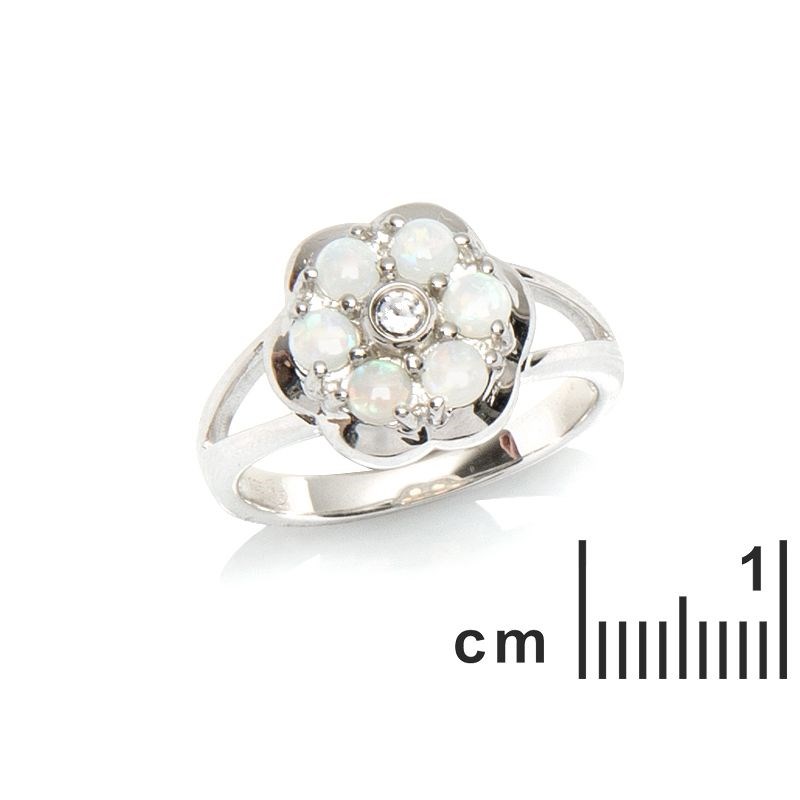 Bague argent 925 Opale d'Australie