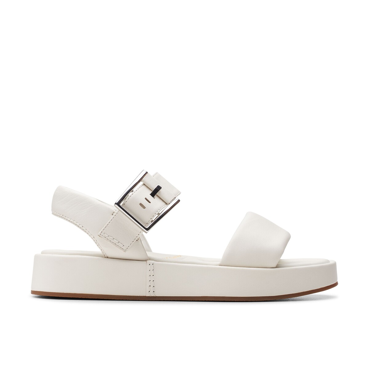 CLARKS<br>Sandálias de couro com tira Alda