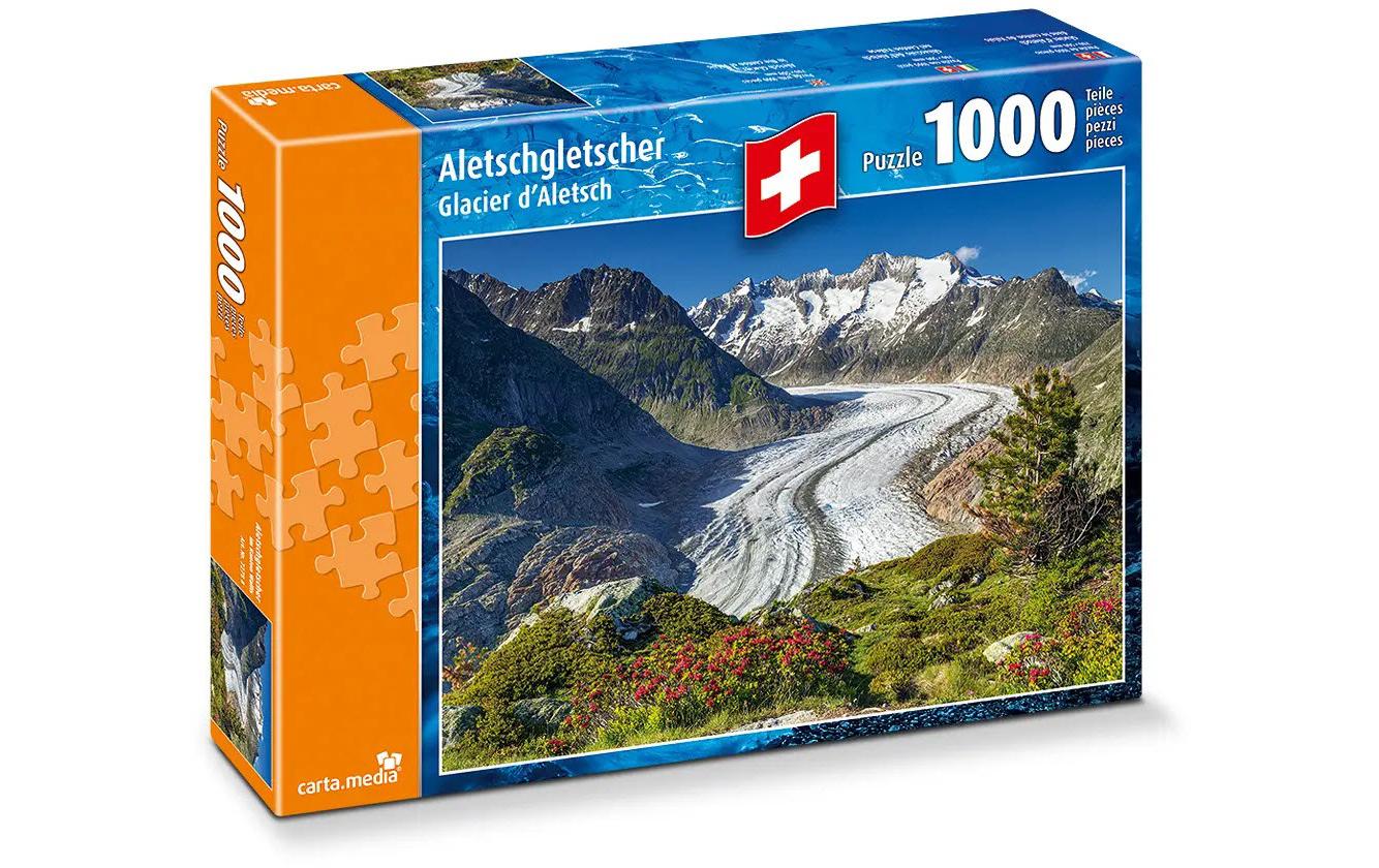 Puzzle AletschgletscherPuzzle mit 1000 Teilen