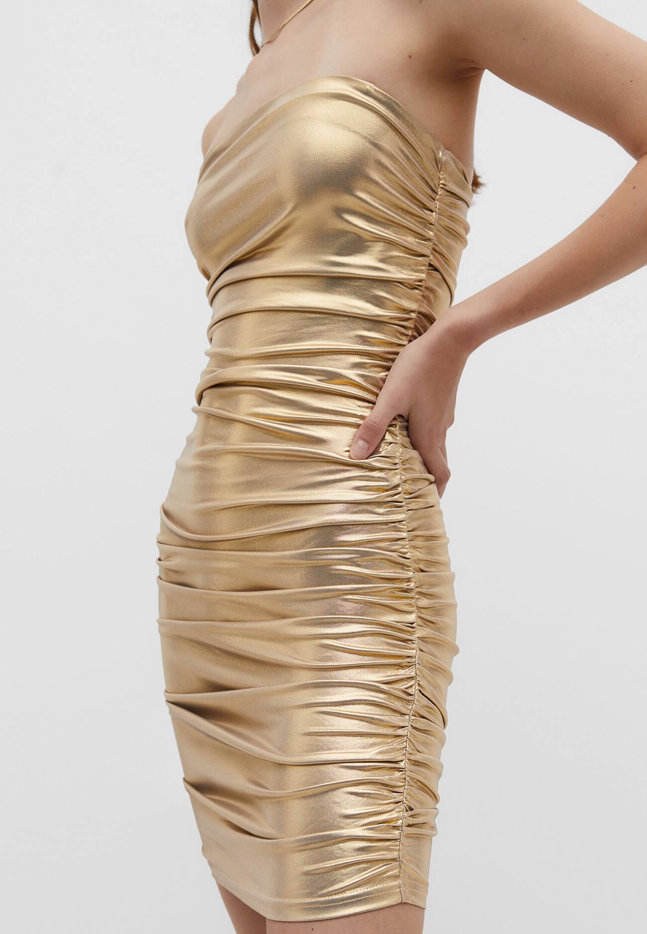 Vestido curto tomara que caia