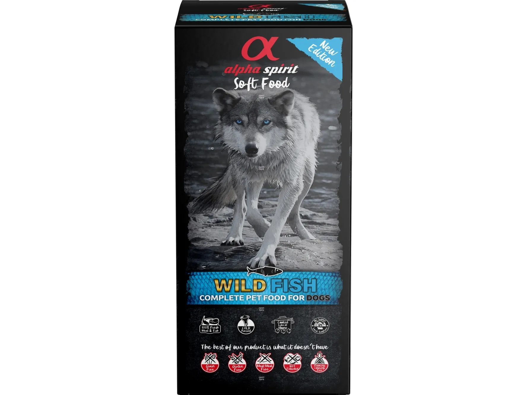 AlphaSpirit Alpha Spirit Semi-moist Fisk, 9 kg (45x200g)