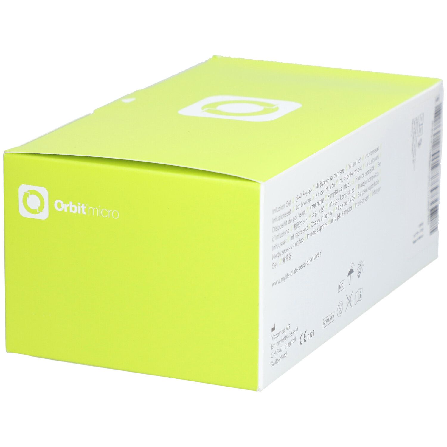Ypsomed mylife Orbit micro Infusionsset Stahlkanüle