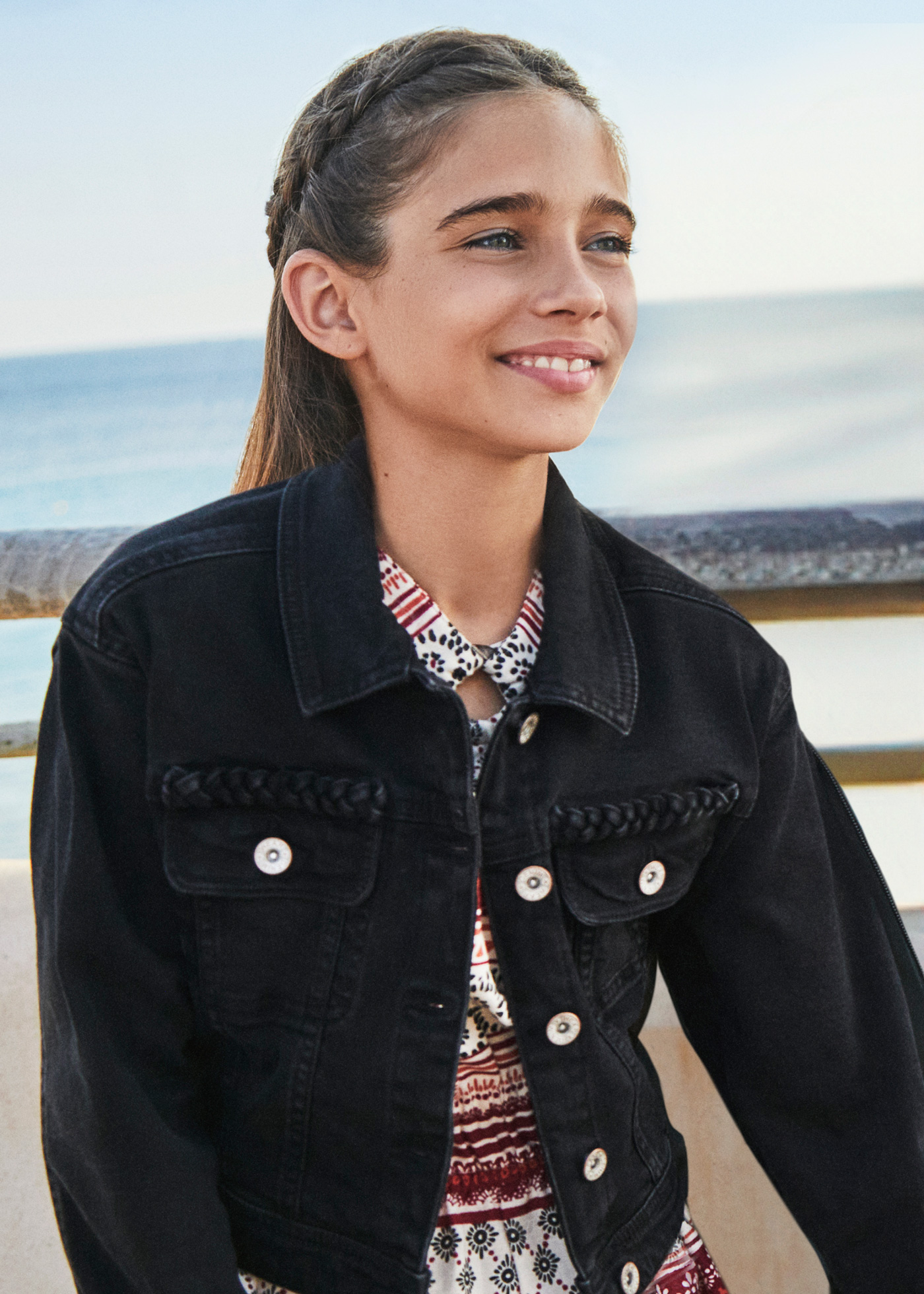 Jaqueta jeans Better Cotton para meninas