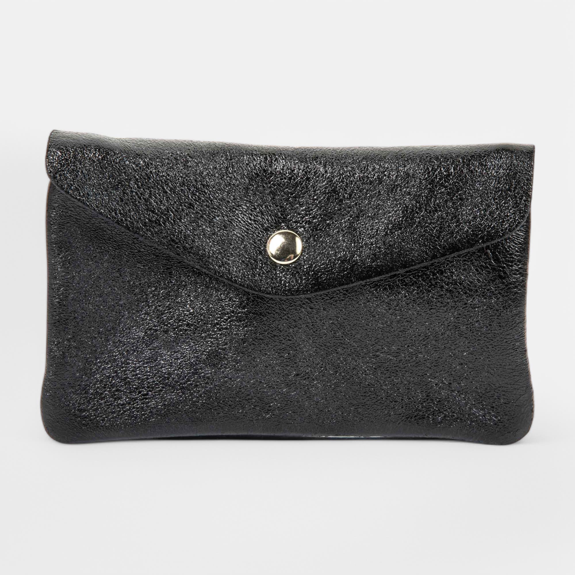 Petite maroquinerie en cuir noir