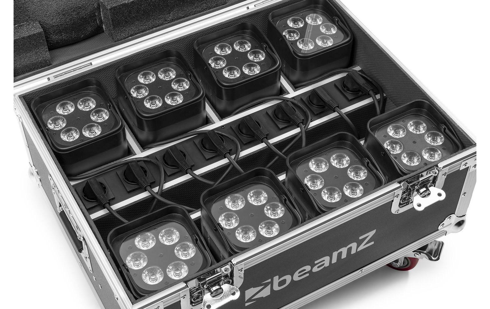 Flightcase FCC9<br>Flightcase mit Aufladefunktion für Uplights der BBP9 Serie