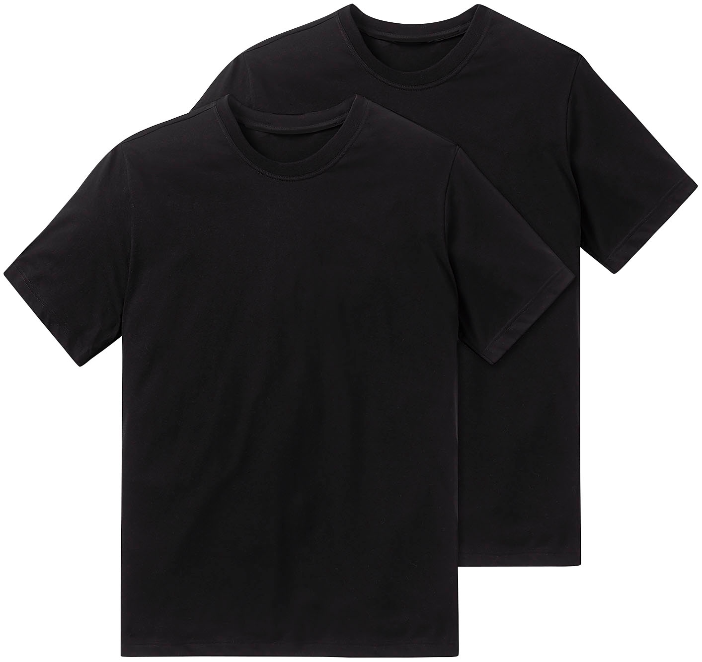 Schiesser T-Shirt »Essentials« 2er-Pack,  mit Rundhalsausschnitt