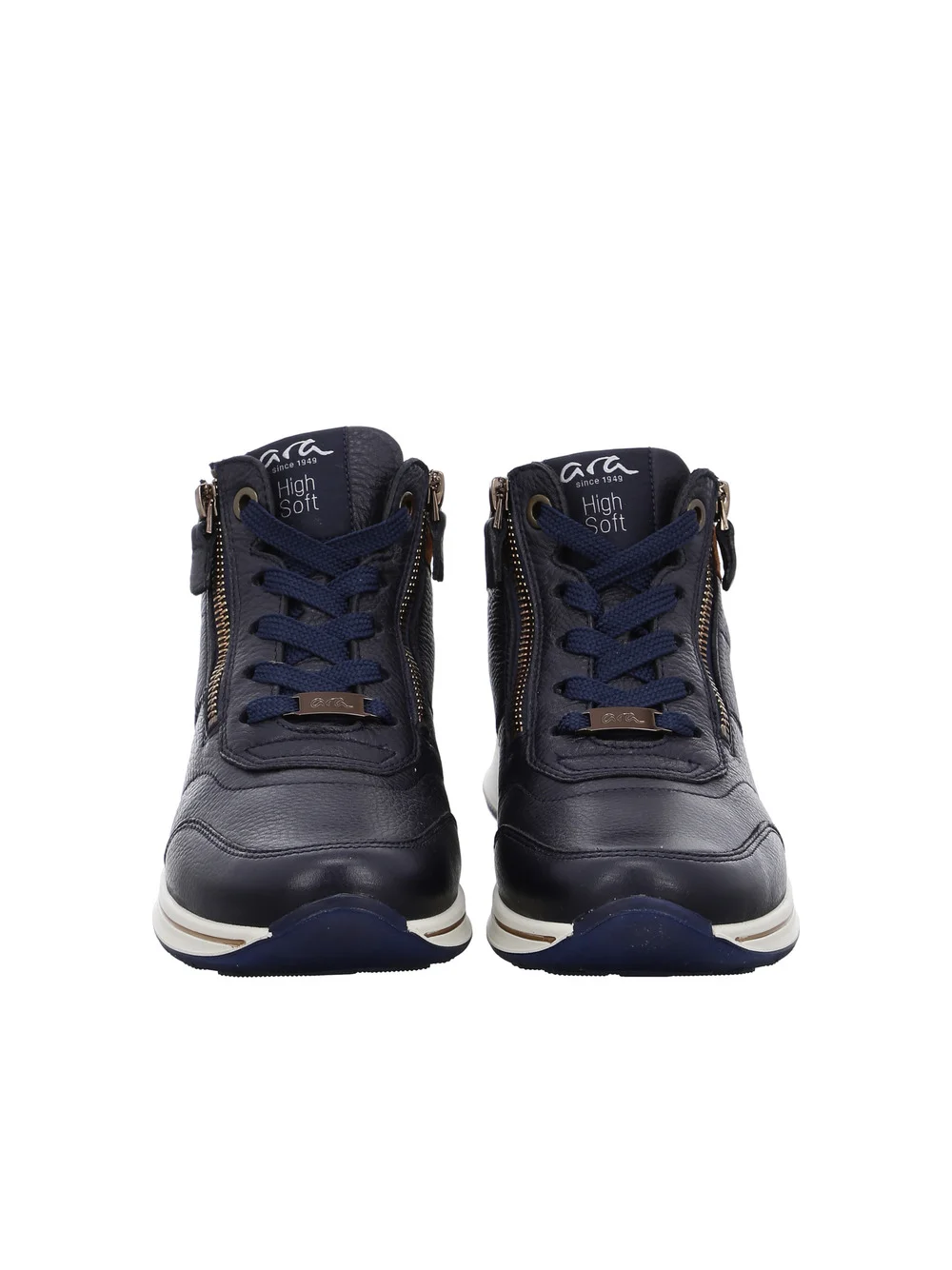 Stiefelette Osaka blau-braun