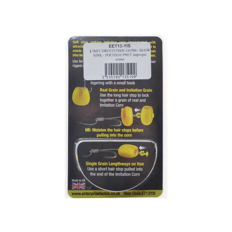 Graine Artificielle Enterprise Tackle Mais Jaune Coulant - Par 10
