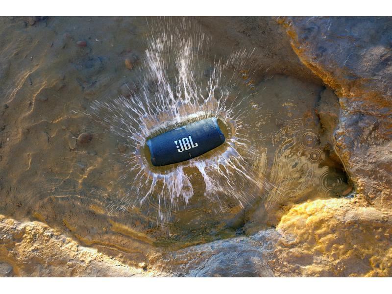 JBL Bluetooth Speaker Charge 5 Blau Tragbarer wasserdichter Lautsprecher mit Powerbank