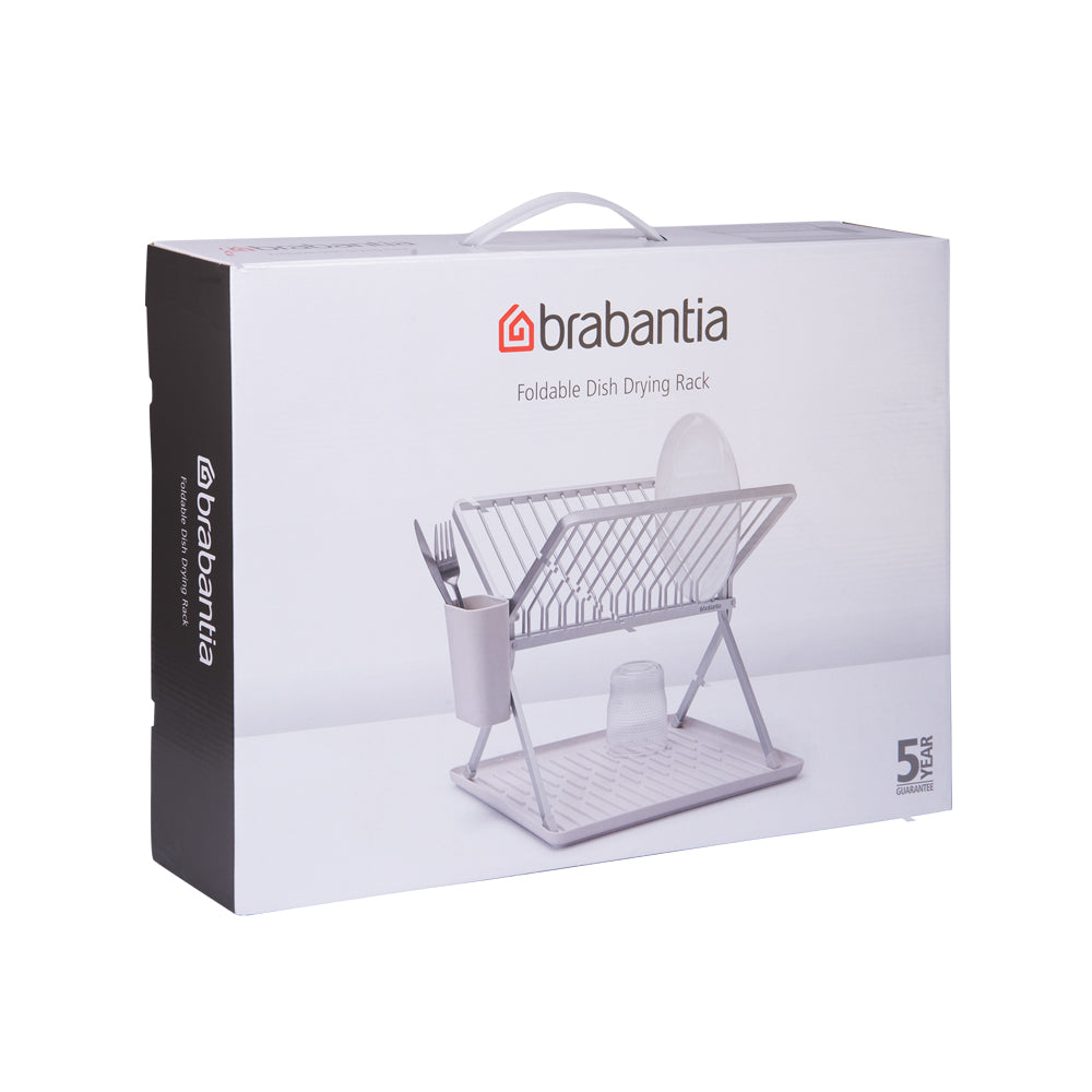 Egouttoir à vaisselle pliable petit modèle gris clair Brabantia