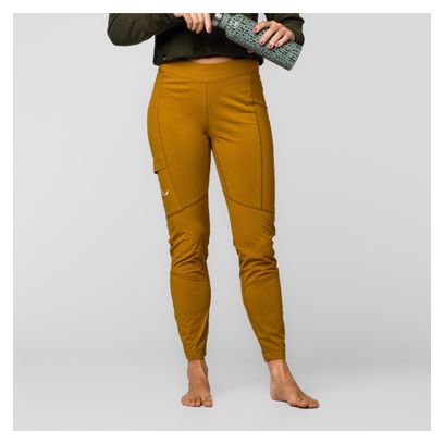 Legging Femme Salewa Alpine Hemp Marron