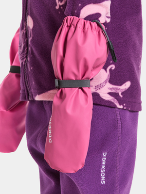 Didriksons Pileglove Fôrede Regnvotter, Sweet Pink