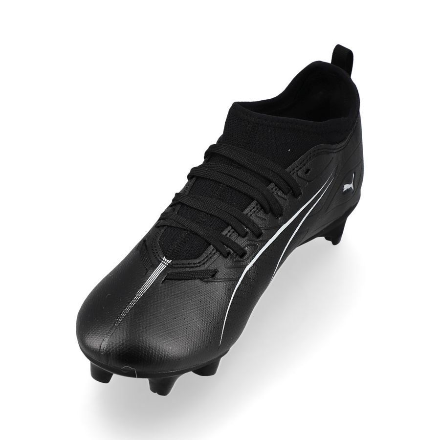 PUMA Ultra 5 Match FG/AG Eclipse - Noir/Blanc Enfant