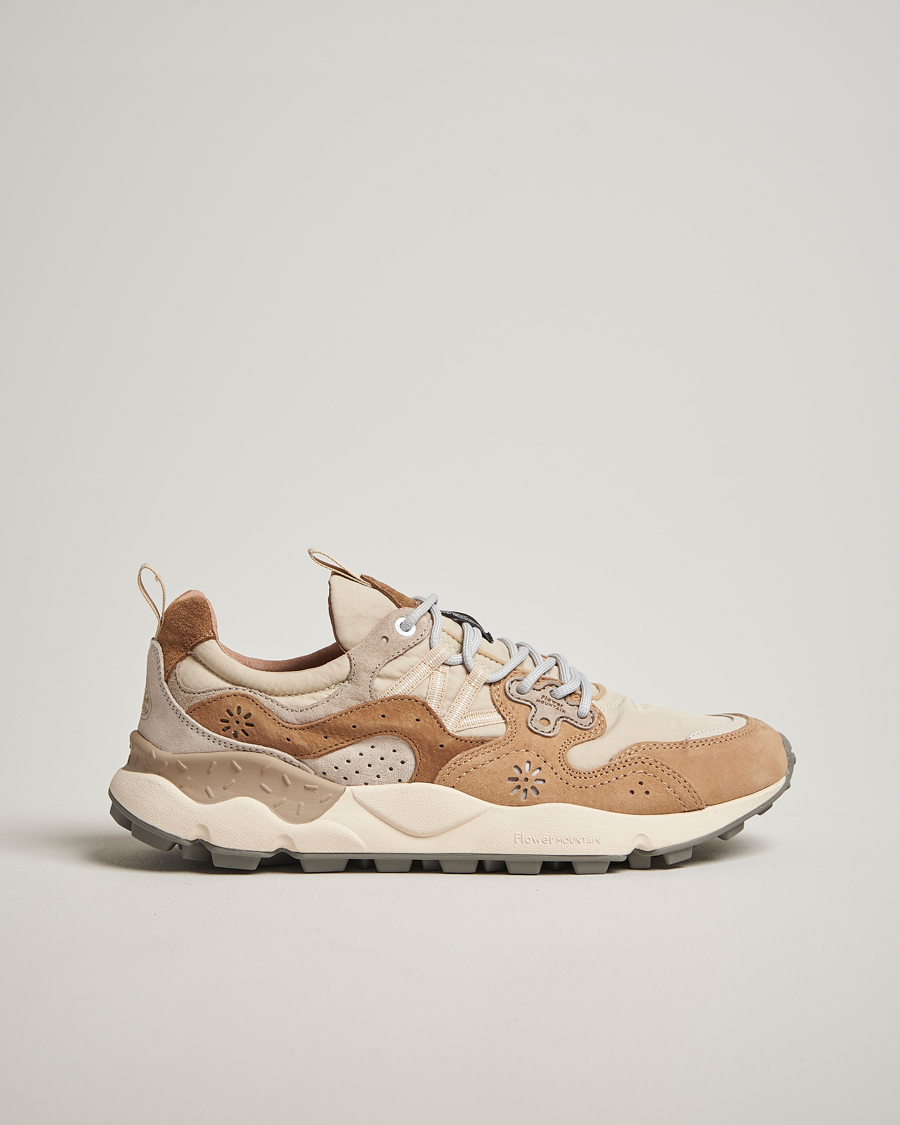 Flower Mountain Yamano 3 Suede/Nylon Sneaker Brown/Beige