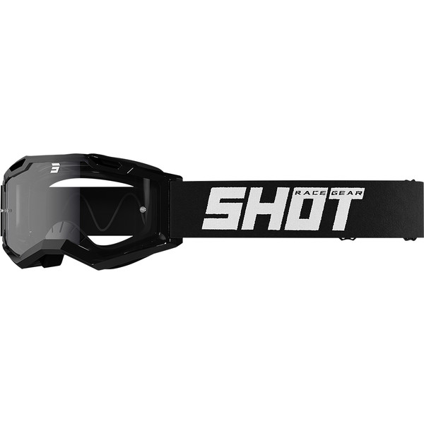 Shot - Masque Assault 2.0 Solid Noir Brillant / Blanc