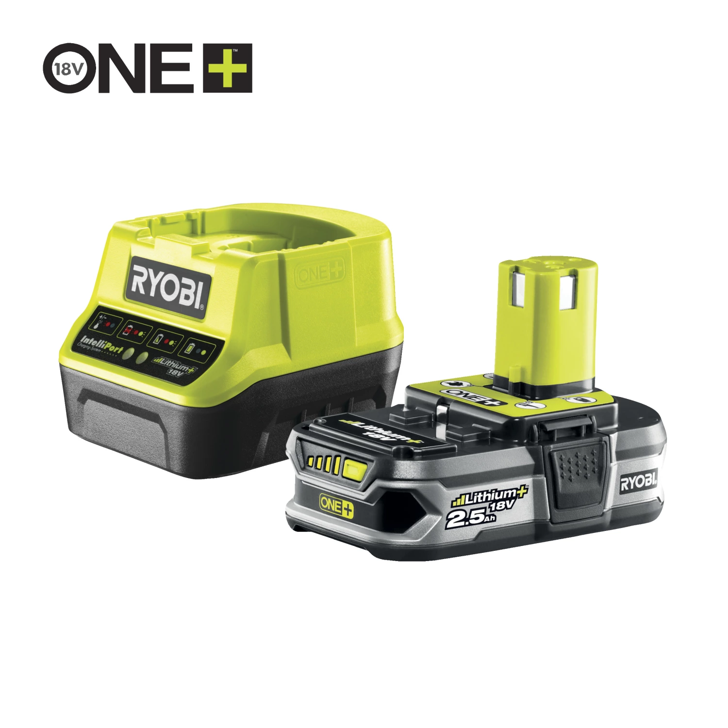 Ryobi RC18120-125 One  18V Li-Ion accu Starterset (1x 2,5Ah)   lader - 5133003359