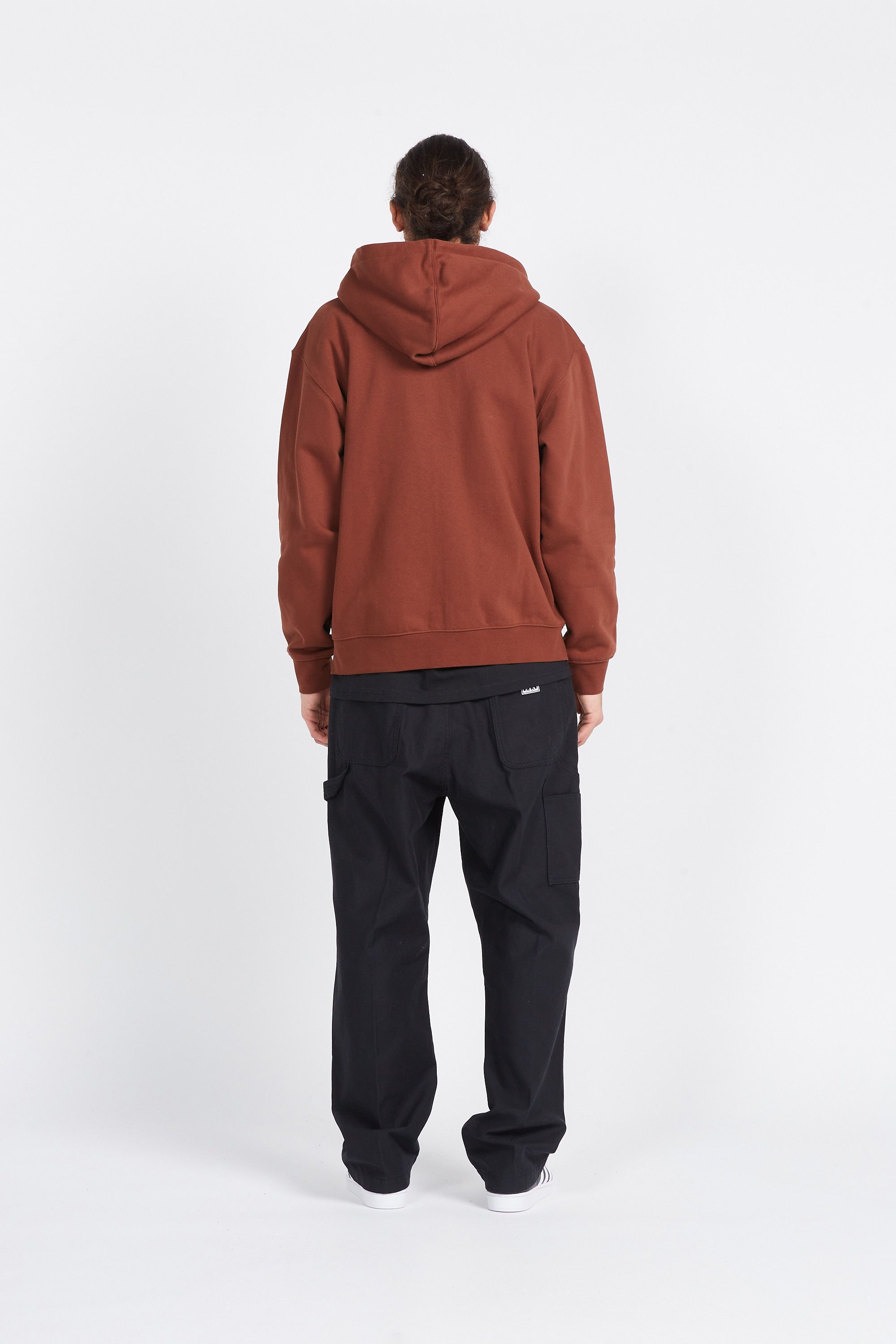 OBEY hoodie zippé EW EYES Marron
