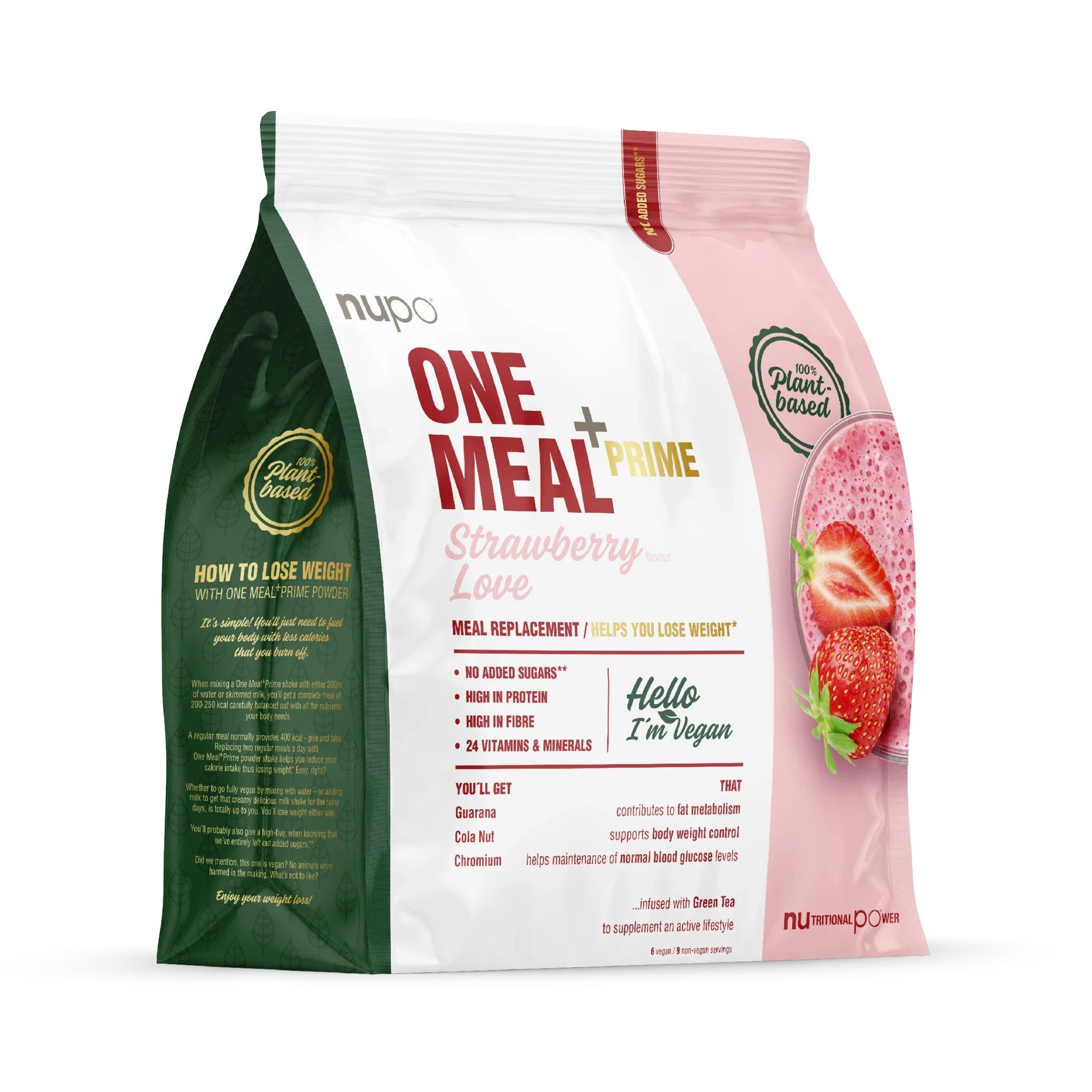 One Meal +Prime Vegan Strawberry Love