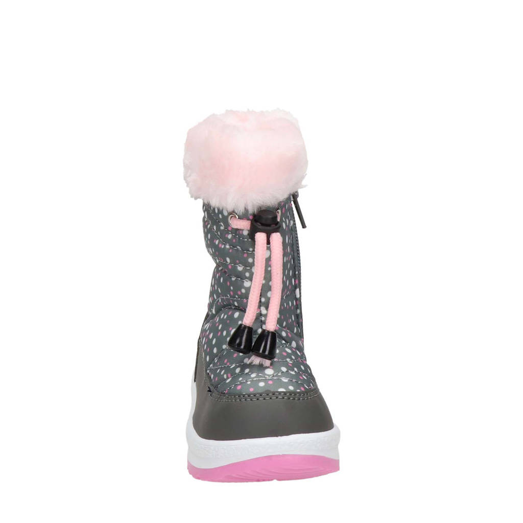Snow Fun snowboots roze/grijs