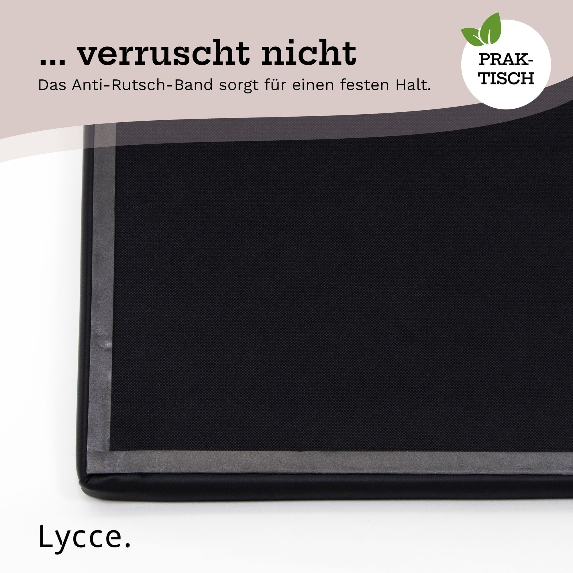 Lycce Klemmkissen / Sitzkissen mit 1 Leiste, Kunstlederbezug