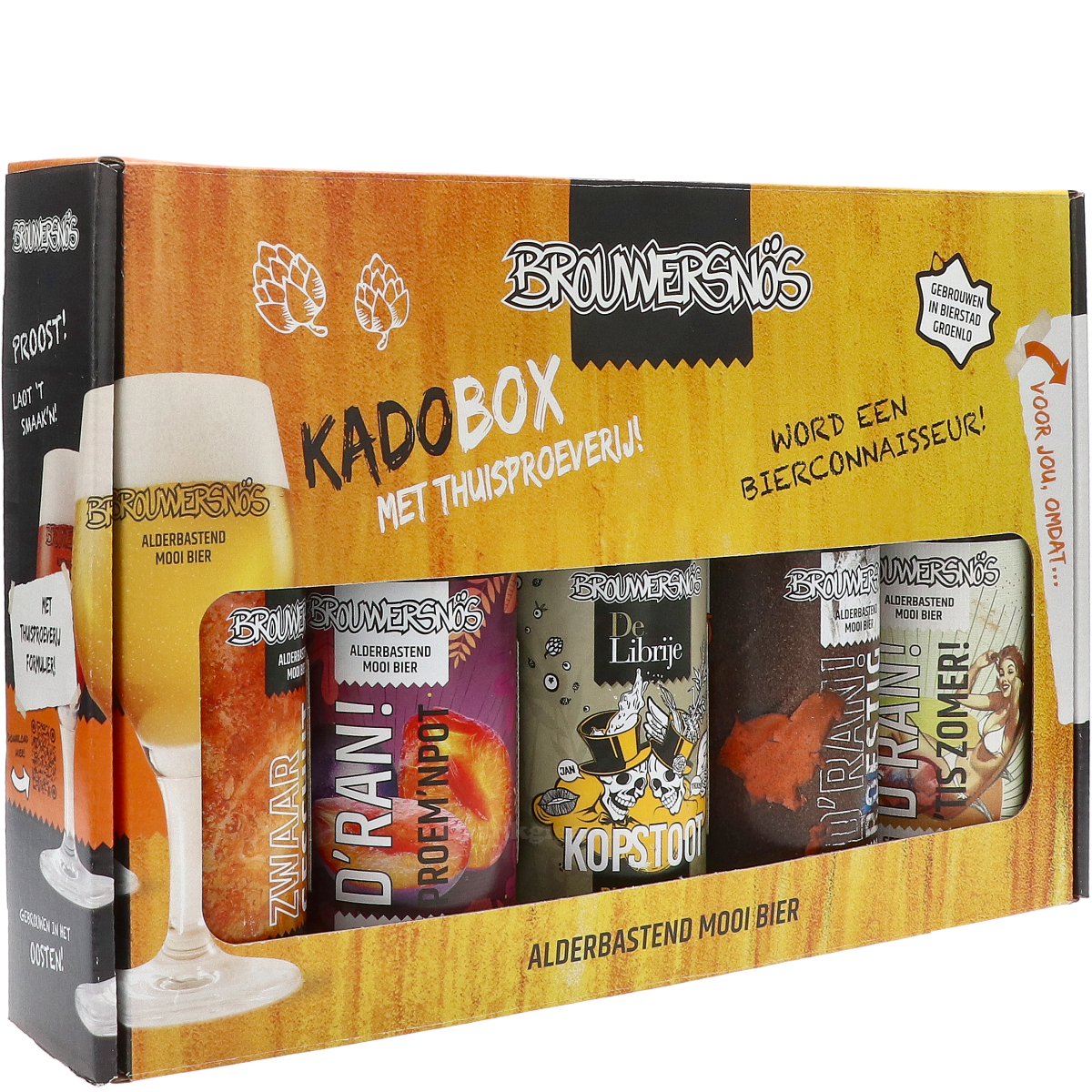 Brouwersnos Thuisproeverij Cadeaupakket 150 cl
