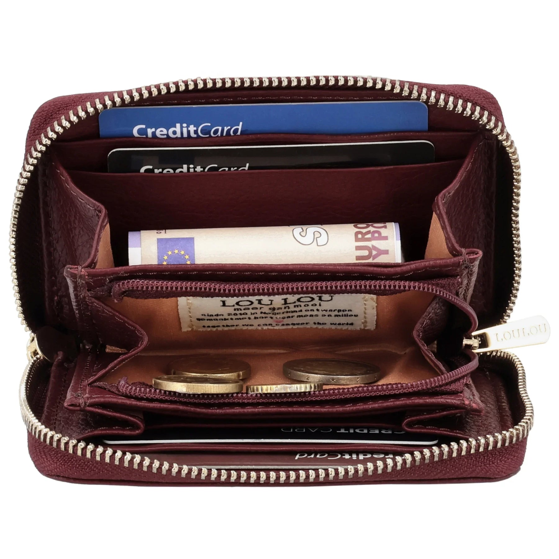 LouLou | Petite Emilie | Leren dames portemonee