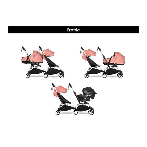 Cadre de poussette YOYO Connect Noir - STOKKE