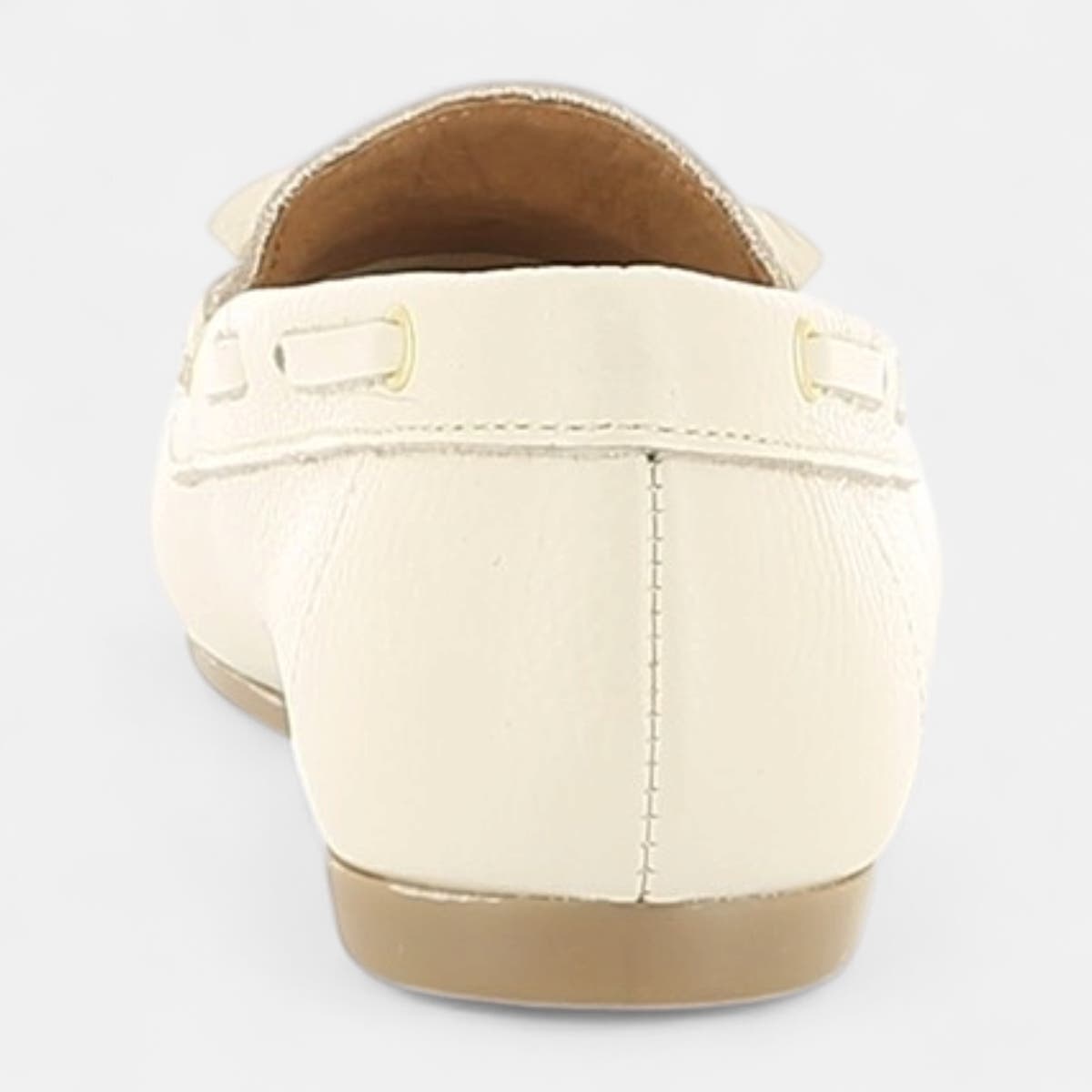 Mocassins Femme en cuir ecru