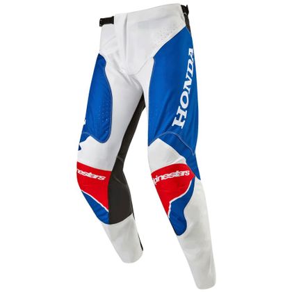 Pantalon cross Alpinestars HONDA RACER ICONIC 2023 - Blanc / Bleu