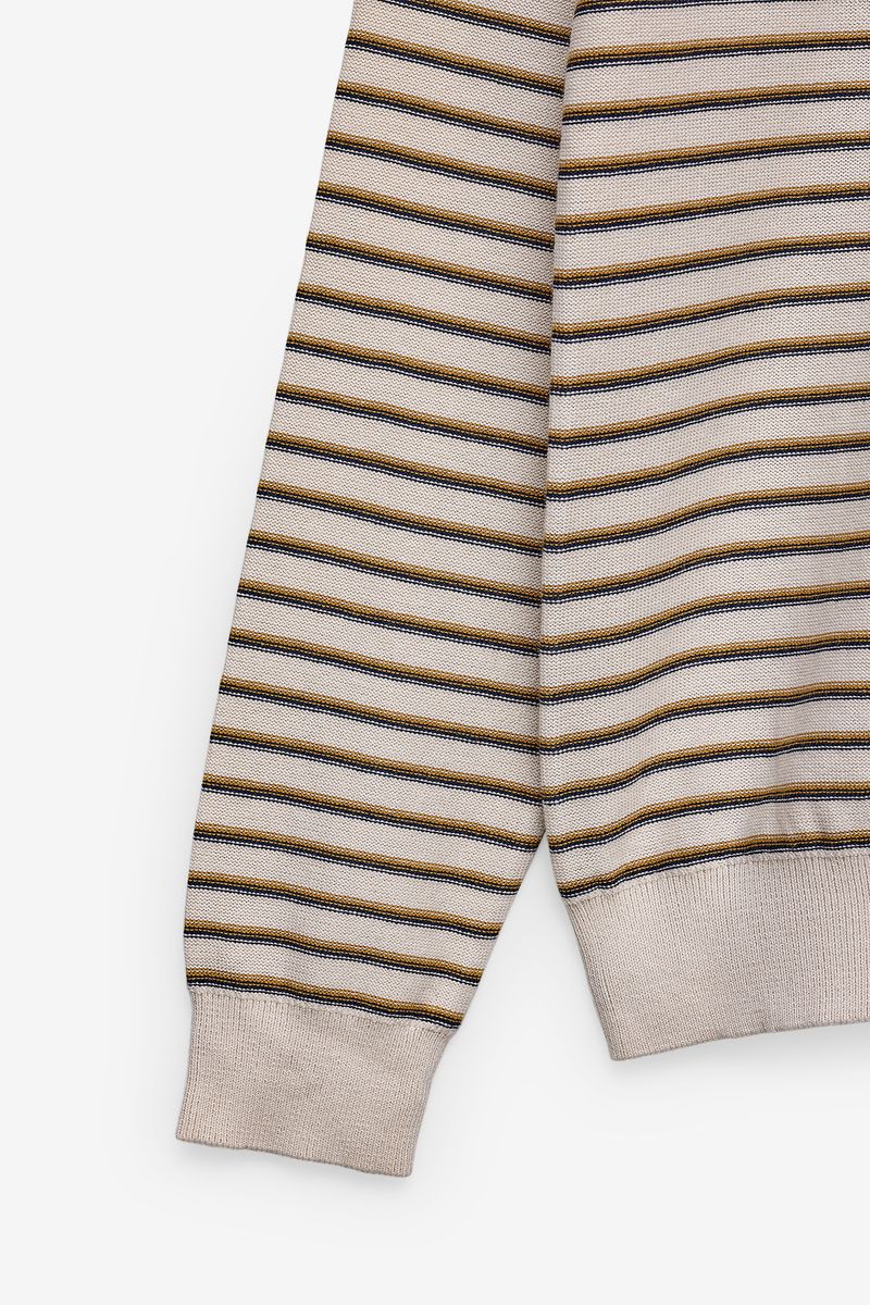 CAMISOLA DE MALHA ÀS RISCAS