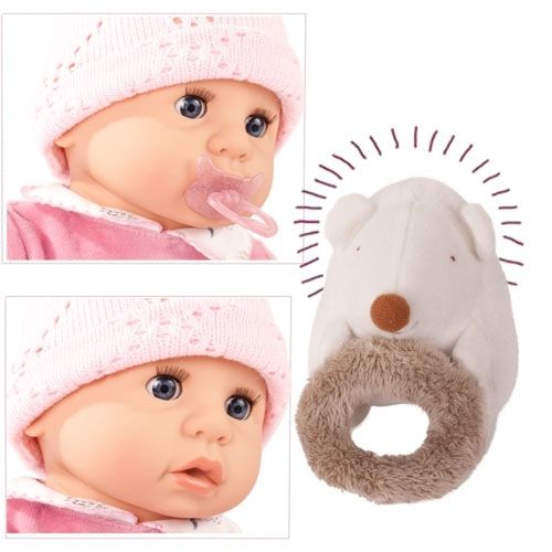 Götz babypop cookie met egeltje - l