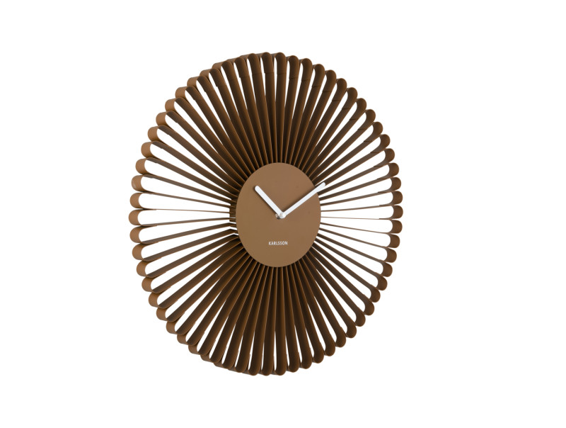 Wall Clock Cascara KA6074BR Mocha brown