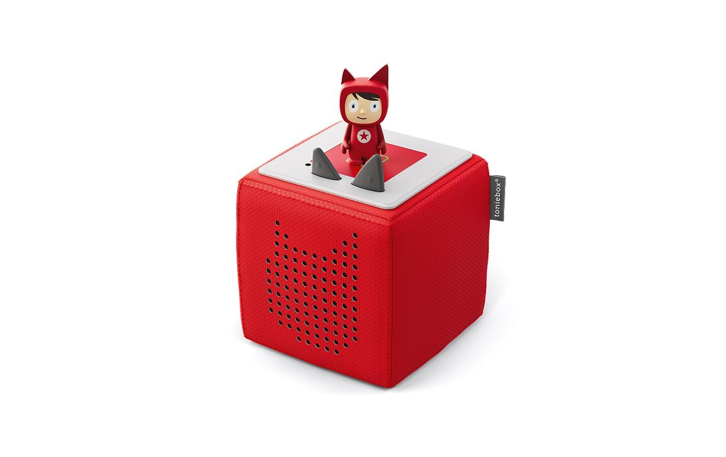 Toniebox Starterset Kreativ RotSet mit Hörspielbox und Hörspielfigur