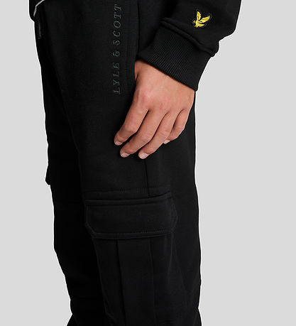 Lyle & Scott Jogginghosen - Gefesselte Fracht - Jet Black