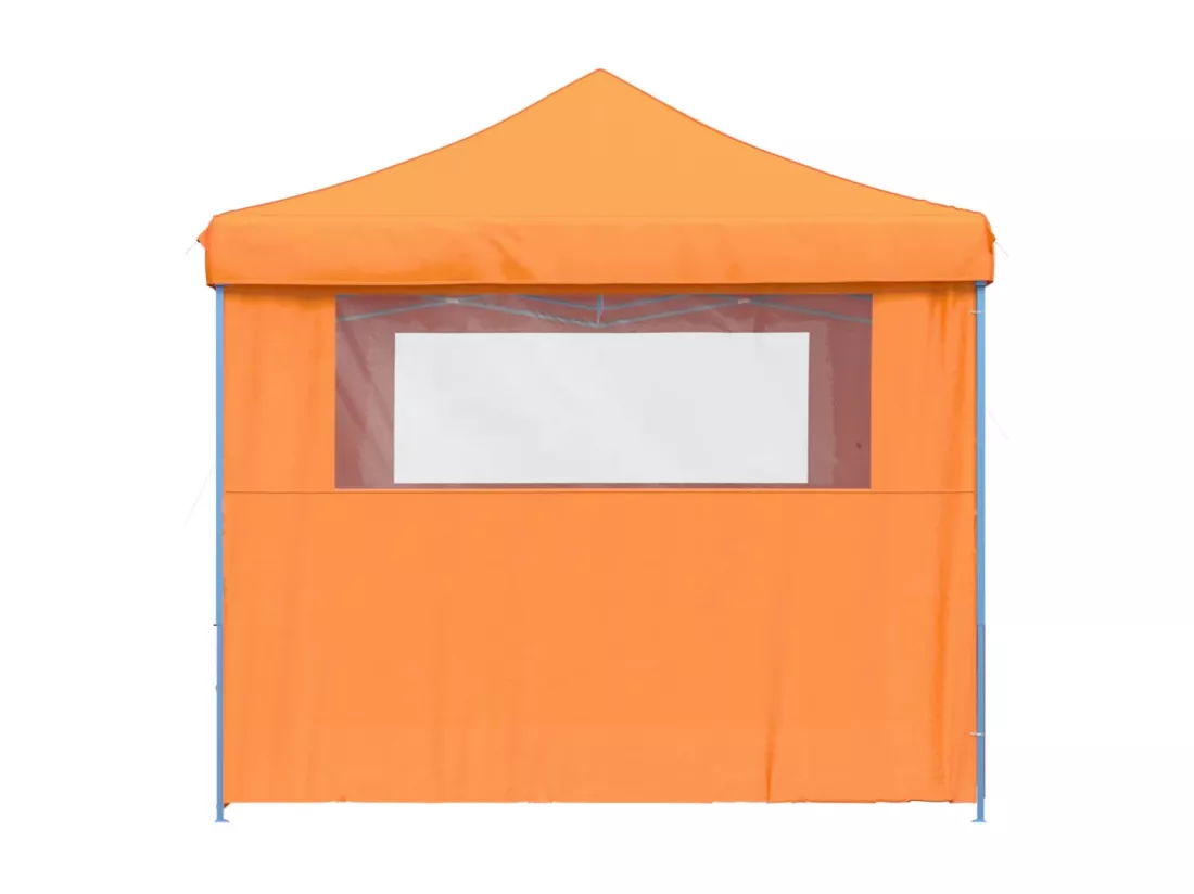 Tente de réception pliable escamotable avec 4 parois latérales