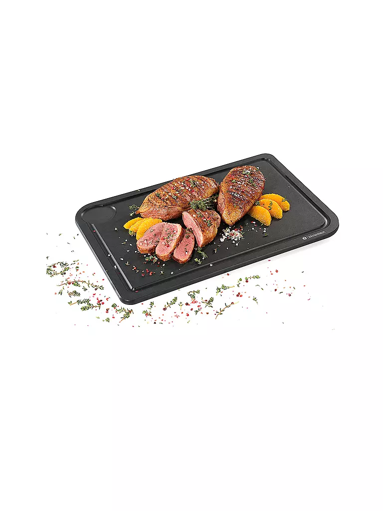 ZASSENHAUS COMFORT PLUS - Tranchierbrett 42×27,5×0,9cm schwarz