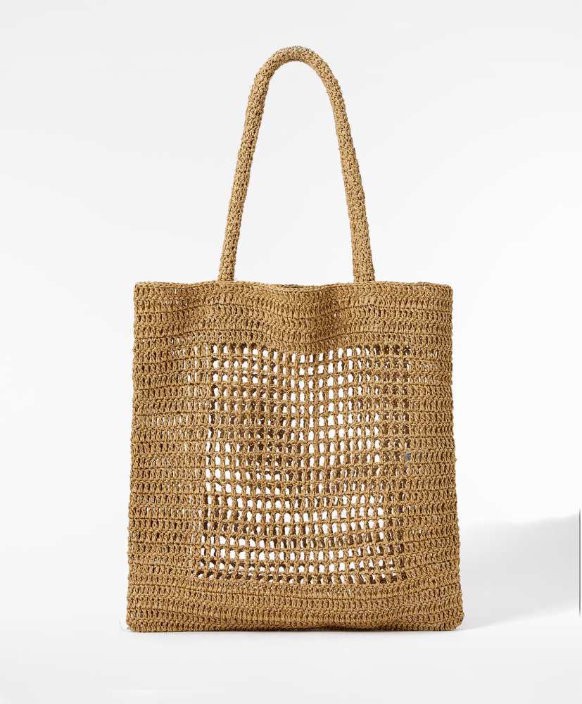 sacola de compras vazada