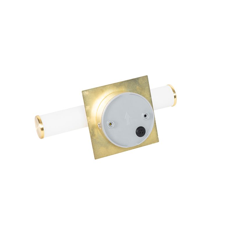 Moderne badkamer wandlamp goud IP44 2-lichts - Bath