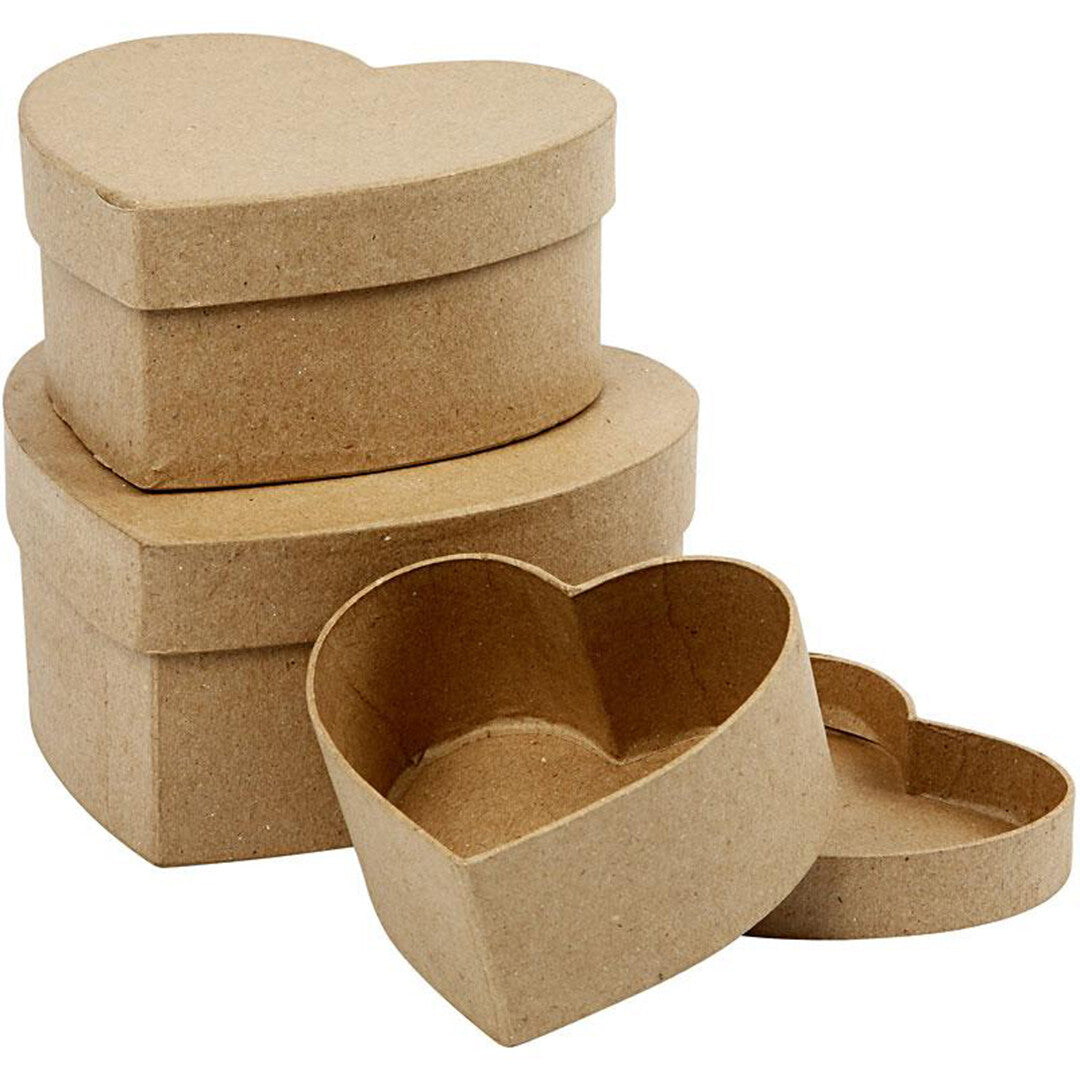 Creativ company opbergdozen hart - 3st