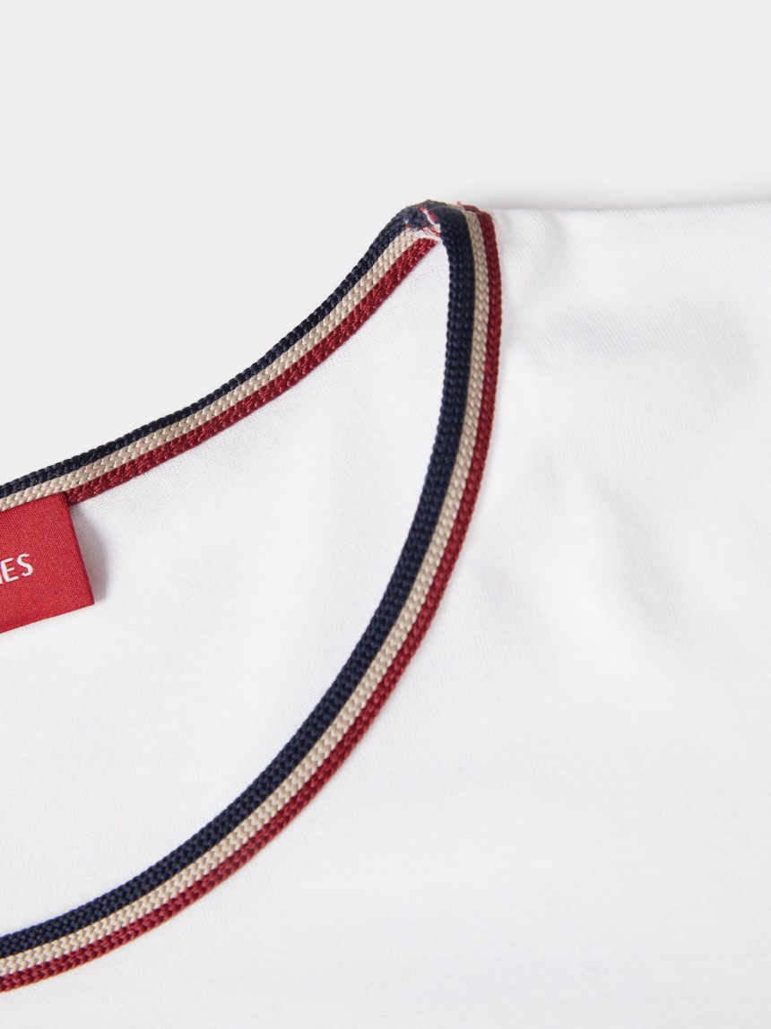 T-shirt em algodão