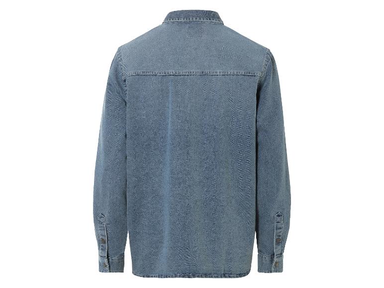 Denim heren overhemd