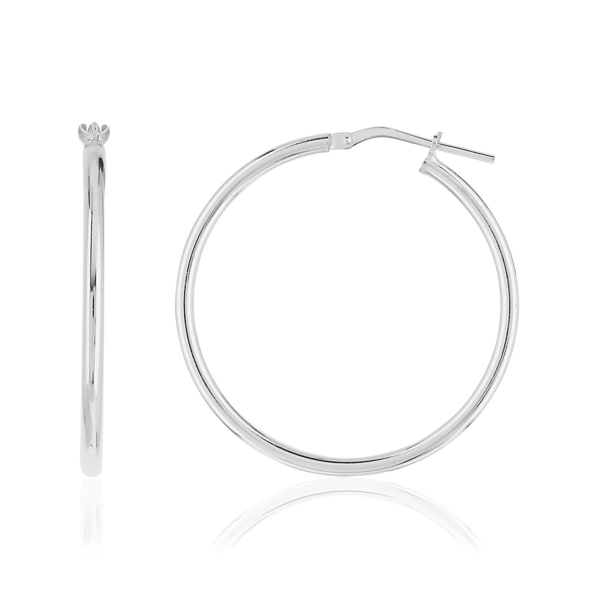 Créoles argent 925 30 mm