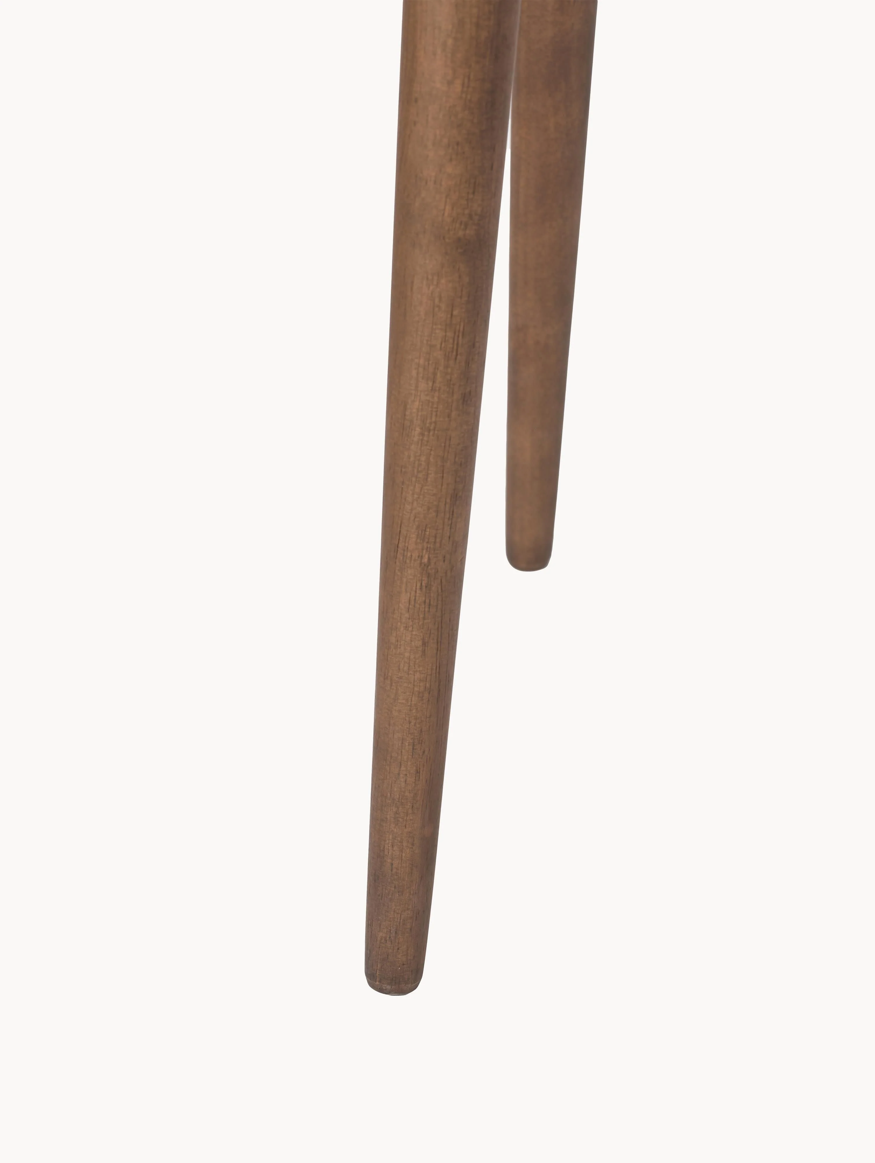 Houten wandtafel Barbier met geribde voorkant