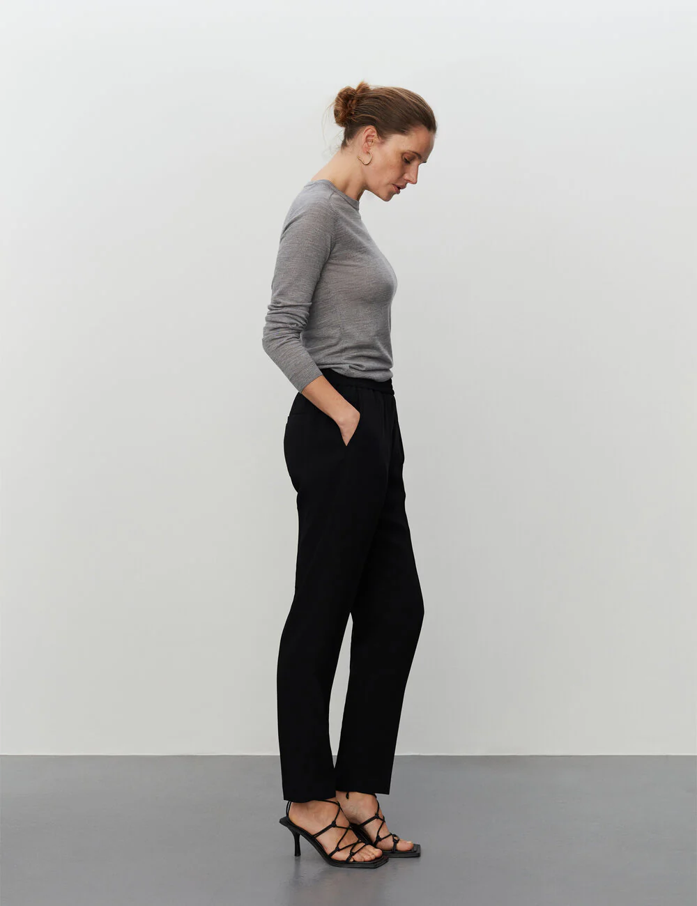 DAY Birger et Mikkelsen  Malin Classic Gabardine, bukser - Sort